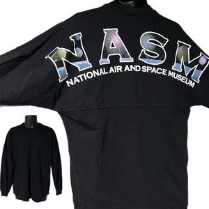 Spirit Jersey NASM National Air & Space Museum Black Long Sleeve Shirt M